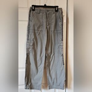 NWT Anthropologie Women's Pilcro Cargo Cropped Pants, Size 26, Color Slate